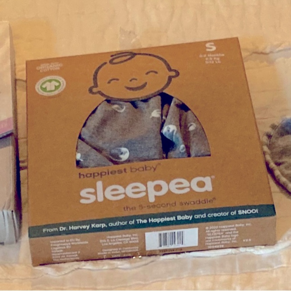 Sleepea Happiest Baby swaddle sack fits babies 0-2 months and 5-12 lbs